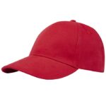 MP3233300 gorra reciclada de 6 paneles grs rojo sarga gruesa de algodon cepillado 50 algodon recicla 1