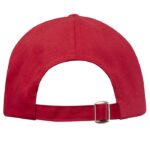 MP3233300 gorra reciclada de 6 paneles grs rojo sarga gruesa de algodon cepillado 50 algodon recicla 3