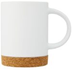 MP3233860 taza de ceramica de 425 ml con base de corcho blanco ceramica corcho 2