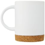 MP3233860 taza de ceramica de 425 ml con base de corcho blanco ceramica corcho 3