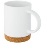 MP3233860 taza de ceramica de 425 ml con base de corcho blanco ceramica corcho 5