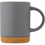 MP3233870 taza de ceramica de 425 ml con base de corcho gris ceramica corcho 2