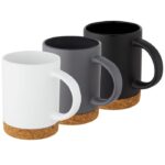 MP3233870 taza de ceramica de 425 ml con base de corcho gris ceramica corcho 6