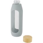 MP3234020 botella de vidrio borosilicato con agarre de silicona de 600 ml gris vidrio borosilicato 4