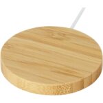 MP3234230 base de carga inalambrica magnetica de bambu de 10w blanco madera de bambu 1