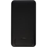 MP3234410 base de carga inalambrica de plastico reciclado de 10 w con soporte para telefono negro pl 2