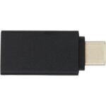 MP3234460 adaptador de aluminio de usb c a usb a 30 negro aluminio plastico abs 2