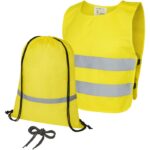 MP3234950 set de seguridad y visibilidad para nios de 7 a 12 aos amarillo poliester 1