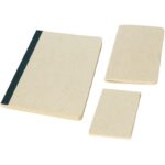 MP3235410 set de 3 piezas de papeleria hecho en papel de hierba amarillo papel 1
