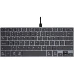 MP3235570 teclado bluetooth hibrido qwerty negro aluminio plastico abs 2