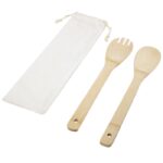 MP3241290 cuchara y tenedor de bambu para ensalada natural madera de bambu algodon 1
