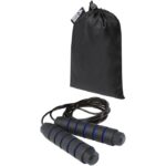 MP3241650 cuerda de saltar suave en bolsa de pet reciclado azul aluminio espuma 1