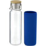 MP3241760 botella de vidrio borosilicato con funda de neopreno de 660 ml azul vidrio borosilicato pl 4