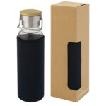 MP3241790 botella de vidrio borosilicato con funda de neopreno de 660 ml negro vidrio borosilicato p 1
