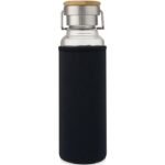 MP3241790 botella de vidrio borosilicato con funda de neopreno de 660 ml negro vidrio borosilicato p 2