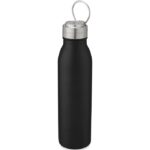 MP3242040 botella de acero inoxidable de 700 ml negro acero inoxidable plastico pp plastico de silic 4
