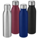 MP3242040 botella de acero inoxidable de 700 ml negro acero inoxidable plastico pp plastico de silic 5