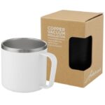 MP3242070 taza con aislamiento al vacio de cobre de 350 ml blanco acero inoxidable 1