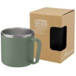 MP3242090 taza con aislamiento al vacio de cobre de 350 ml verde acero inoxidable 1