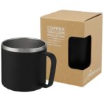 MP3242100 taza con aislamiento al vacio de cobre de 350 ml negro acero inoxidable 1