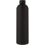 MP3242640 botella con aislamiento al vacio de cobre de 1 l negro acero inoxidable plastico pp 2