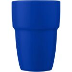 MP3243140 set de regalo de 4 vasos apilables de 280 ml azul gres esmaltado 2