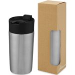 MP3243290 vaso con aislamiento al vacio de cobre de 330 ml gris acero inoxidable plastico pp 1