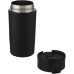 MP3243300 vaso con aislamiento al vacio de cobre de 330 ml negro acero inoxidable plastico pp 4