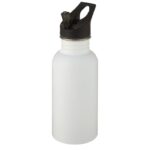 MP3243310 bidon deportivo de 500 ml blanco acero inoxidable plastico pp plastico de silicona 1