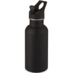 MP3243320 bidon deportivo de 500 ml negro acero inoxidable plastico pp plastico de silicona 1