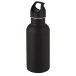 MP3243340 botella de acero inoxidable de 500 ml negro acero inoxidable plastico pp plastico de silic 1