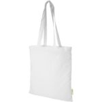 MP3243410 bolsa tote de algodon organico gots de 140 gm blanco algodon organico con certificado gots 1