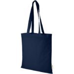 MP3243460 bolsa tote de algodon organico gots de 140 gm azul algodon organico con certificado gots 1 1