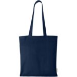 MP3243460 bolsa tote de algodon organico gots de 140 gm azul algodon organico con certificado gots 1 2