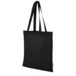 MP3243480 bolsa tote de algodon organico gots de 140 gm negro algodon organico con certificado gots 1