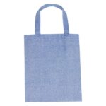 MP3243580 bolsa tote con fuelle de material reciclado de 150 gm azul 85 algodon reciclado 15 poliest 2