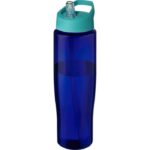 MP3243990 bidon deportivo de 700 ml con tapa con boquilla h2o active azul plastico pcr plastico pp 1