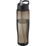 MP3244020 bidon deportivo de 700 ml con tapa con boquilla h2o active negro plastico pcr plastico pp 1