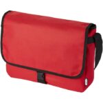 MP3244360 bolsa de mensajero de plastico reciclado rojo 600d poliester reciclado 1