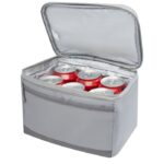 MP3244440 arctic zone bolsa nevera portatil de material reciclado para 6 latas gris 600d poliester r 1