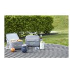 MP3244440 arctic zone bolsa nevera portatil de material reciclado para 6 latas gris 600d poliester r 6