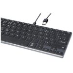 MP3245050 teclado bluetooth de rendimiento hibrido azerty negro aluminio plastico abs 8