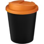 MP3245670 vaso reciclado de 250ml con tapa antigoteo negro polipropileno reciclado plastico pp 1