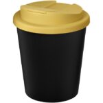 MP3245680 vaso reciclado de 250ml con tapa antigoteo negro polipropileno reciclado plastico pp 1
