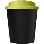 MP3245690 vaso reciclado de 250ml con tapa antigoteo negro polipropileno reciclado plastico pp 2