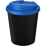 MP3245710 vaso reciclado de 250ml con tapa antigoteo negro polipropileno reciclado plastico pp 1