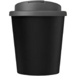 MP3245760 vaso reciclado de 250ml con tapa antigoteo negro polipropileno reciclado plastico pp 2