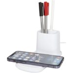 MP3245790 lampara y organizador de escritorio con cargador inalambrico blanco plastico abs 4