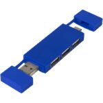 MP3245820 multipuerto usb 20 dual azul plastico abs 1