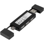 MP3245830 multipuerto usb 20 dual negro plastico abs 3